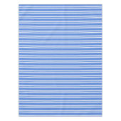 Blaue und weiße Streifen Tischdecke (Vorderseite)