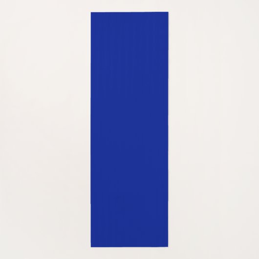 Blaue und weiße Streifen und Silbergrauer Anker Yogamatte (Rückseite)