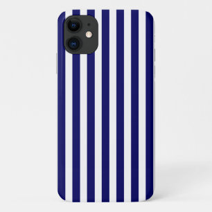 Blaue und weiße Streifen wie Zuckerwatte Case-Mate iPhone Hülle