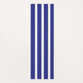 Blaue und weiße Streifen Yogamatte (Vorderseite)