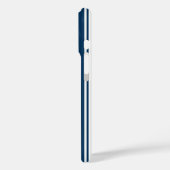 Blaue und weiße Süßigkeiten Case-Mate iPhone Hülle (Rückseite / Links)