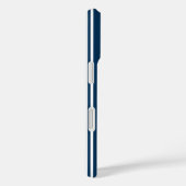 Blaue und weiße Süßigkeiten Case-Mate iPhone Hülle (Rückseite / Rechts)