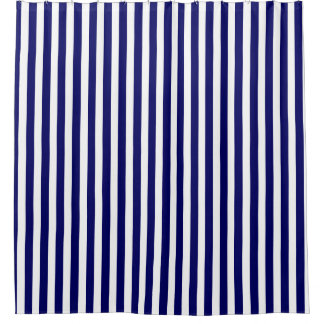 Blaue und weiße Süßigkeiten Duschvorhang