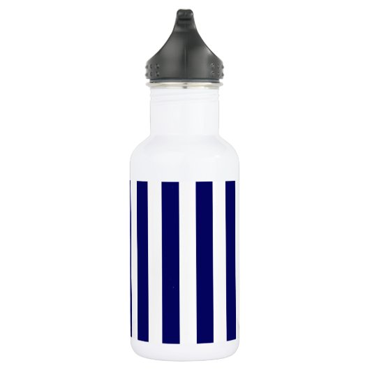 Blaue und weiße Süßigkeiten Edelstahlflasche (Rechts)