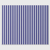 Blaue und weiße Süßigkeiten Geschenkpapier (Flach)