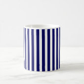 Blaue und weiße Süßigkeiten Kaffeetasse (Mittel)