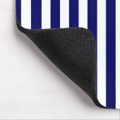 Blaue und weiße Süßigkeiten Mousepad (Ecke)