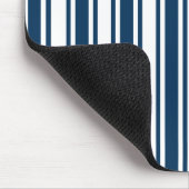 Blaue und weiße Süßigkeiten Mousepad (Ecke)