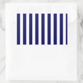 Blaue und weiße Süßigkeiten Rechteckiger Aufkleber (Tasche)