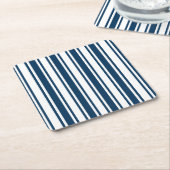 Blaue und weiße Süßigkeiten Rechteckiger Pappuntersetzer (angewinkelt)