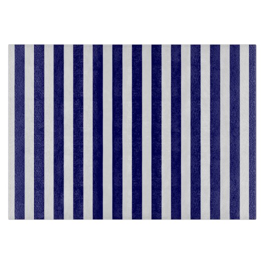 Blaue und weiße Süßigkeiten Schneidebrett (Vorderseite)