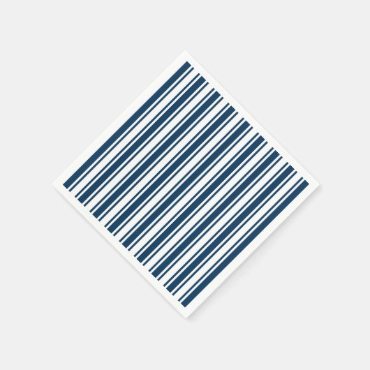 Blaue und weiße Süßigkeiten Serviette (Ecke)