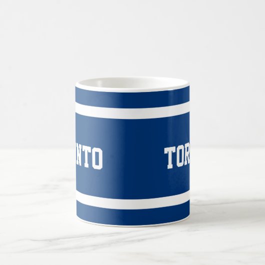 Blaue und weiße Tasse Torontos (Mittel)