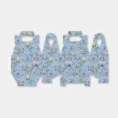 Blaue und weiße Tulips Muster Geschenkschachtel (Ungefaltet)