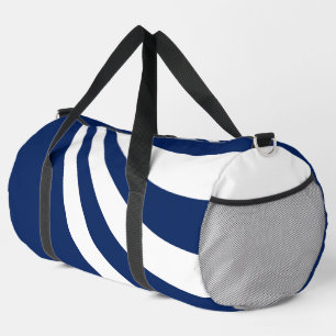 Blaue und Weiße Welle Duffle Bag