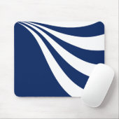 Blaue und weiße Welle Mousepad (Mit Mouse)