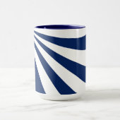 Blaue und weiße Welle Tasse (Zentrum)