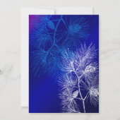 Blaue und weiße Winterkiefer (Rückseite)