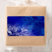 Blaue und weiße Winterkiefer (Insitu)