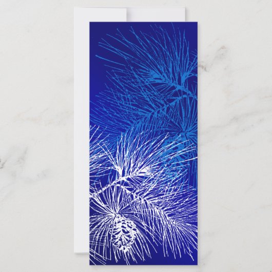 Blaue und weiße Winterkiefer (Vorderseite)