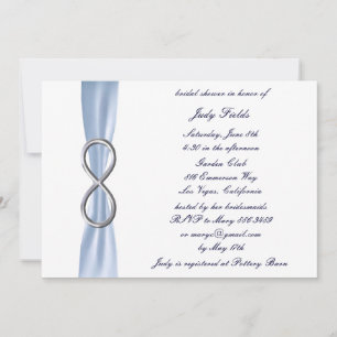 Blaue Unendlichkeit Hochzeitseinladung Einladung