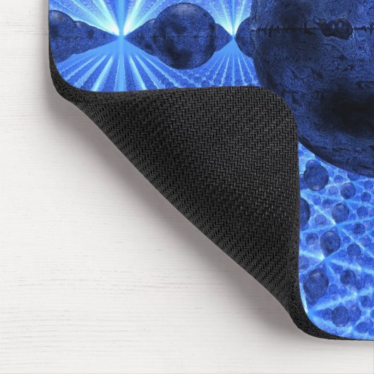 Blaue Unendlichkeit Mousepad (Ecke)