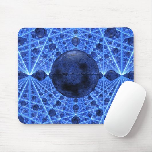 Blaue Unendlichkeit Mousepad (Mit Mouse)