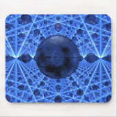 Blaue Unendlichkeit Mousepad (Vorne)
