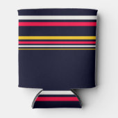 Blaue Uniform Streifen Dosenkühler (Vorderseite)