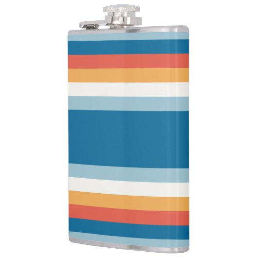 Blaue Uniform Streifen Flachmann (Links)