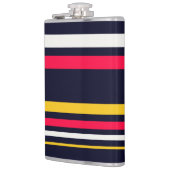 Blaue Uniform Streifen Flachmann (Links)