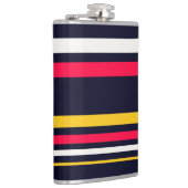 Blaue Uniform Streifen Flachmann (Rechts)