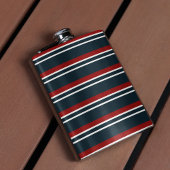 Blaue Uniform Streifen Flachmann