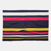 Blaue Uniform Streifen Geschirrtuch (Horizontal)