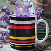 Blaue Uniform Streifen Kaffeetasse