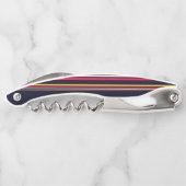 Blaue Uniform Streifen Kellnermesser (Rückseite)