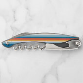 Blaue Uniform Streifen Kellnermesser (Rückseite)