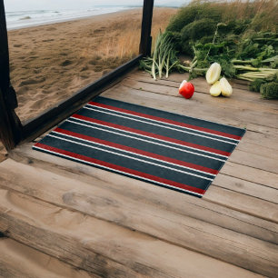 Blaue Uniform Streifen Schneidebrett