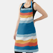 Blaue Uniform Streifen Schürze (InSitu)