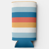 Blaue Uniform Streifen Selters Dosenkühler (Vorderseite)