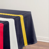 Blaue Uniform Streifen Tischdecke (Beispiel)