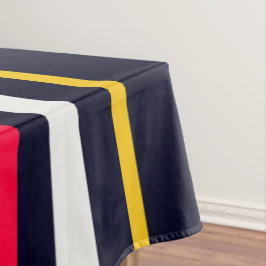 Blaue Uniform Streifen Tischdecke