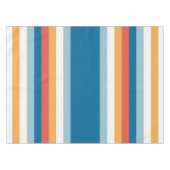Blaue Uniform Streifen Tischdecke (Vorderseite (Horizontal))