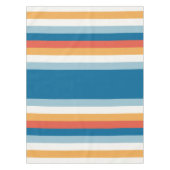 Blaue Uniform Streifen Tischdecke (Vorderseite)