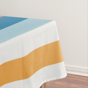 Blaue Uniform Streifen Tischdecke