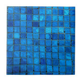 Blaue Unterwasserfliesen Fliese (Vorderseite)
