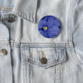 Blaue Usambaraveilchen-Blumen Button (Beispiel)