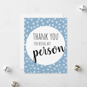 Blaue Valentinkarte Feiertagskarte