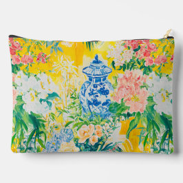 Blaue Vase Impressionist Zubehörtasche