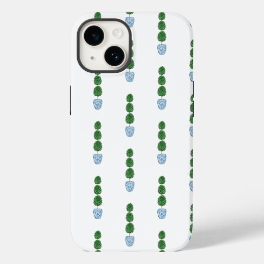 Blaue Vase Topipe Case-Mate iPhone Hülle (Rückseite)